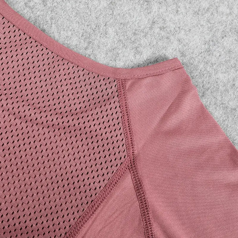 Women'S Sports Wear for Fitness Running Jogging Seamless Long Sleeve Gym Woman Sport Shirt Yoga Top Female Workout Tops T-Shirt