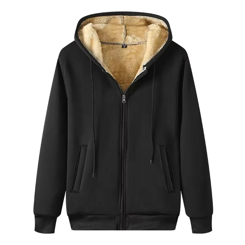 2024 Sports Running Set Sports Wear Keep Warm Sports Set Velvet Lining GYM Suit Men'S Winter Warm Thickening Track Suit Men